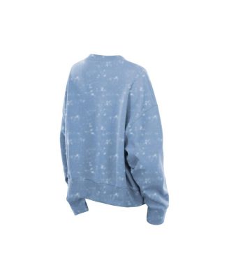 Women's Light Blue Philadelphia Phillies Throwback Oversized Boxy Sweatshirt