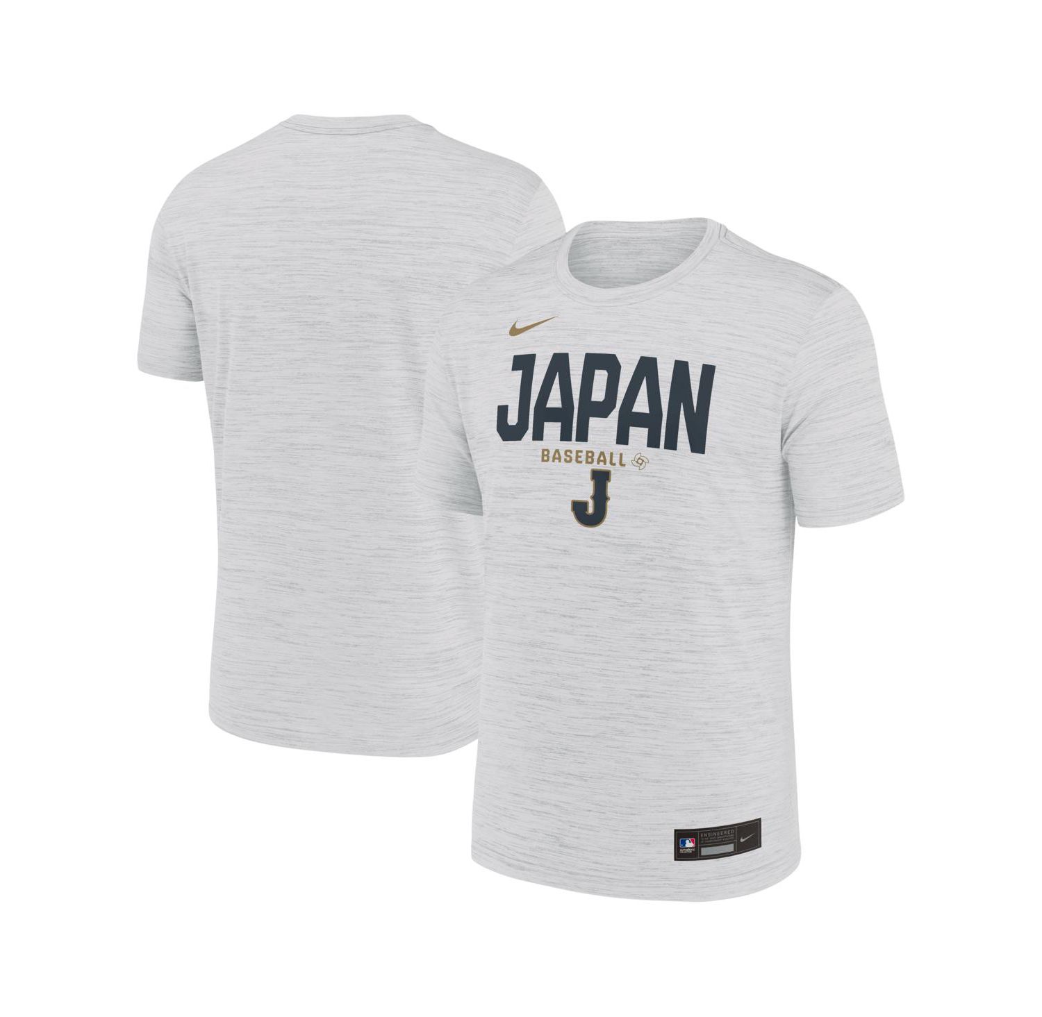 Men's White Japan Baseball 2026 World Baseball Classic Velocity Dri-FIT T-Shirt