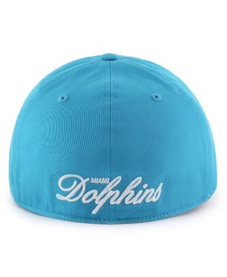 Men's Aqua Miami Dolphins Foundational Franchise Fitted Hat