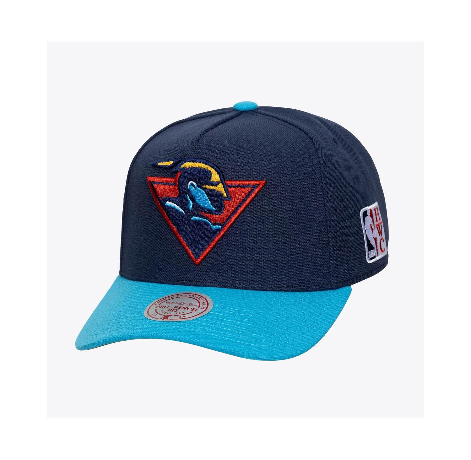 Men's Navy Golden State Warriors Hardwood Classics Legendary Away Pro-Pinch Adjustable Hat