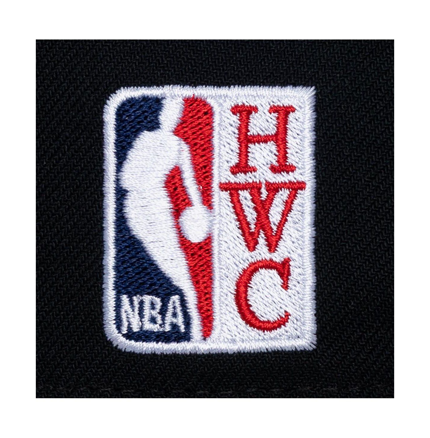Мужская кепка Mitchell & Ness Black Houston Rockets Legendary Home Pro Pinch Snapback Hat — фото 3