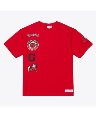 Men's Red Georgia Bulldogs Double Clutch Premium T-Shirt