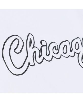 Men's White Chicago Bulls Hardwood Classics Arctic Fleece Sweatshirt