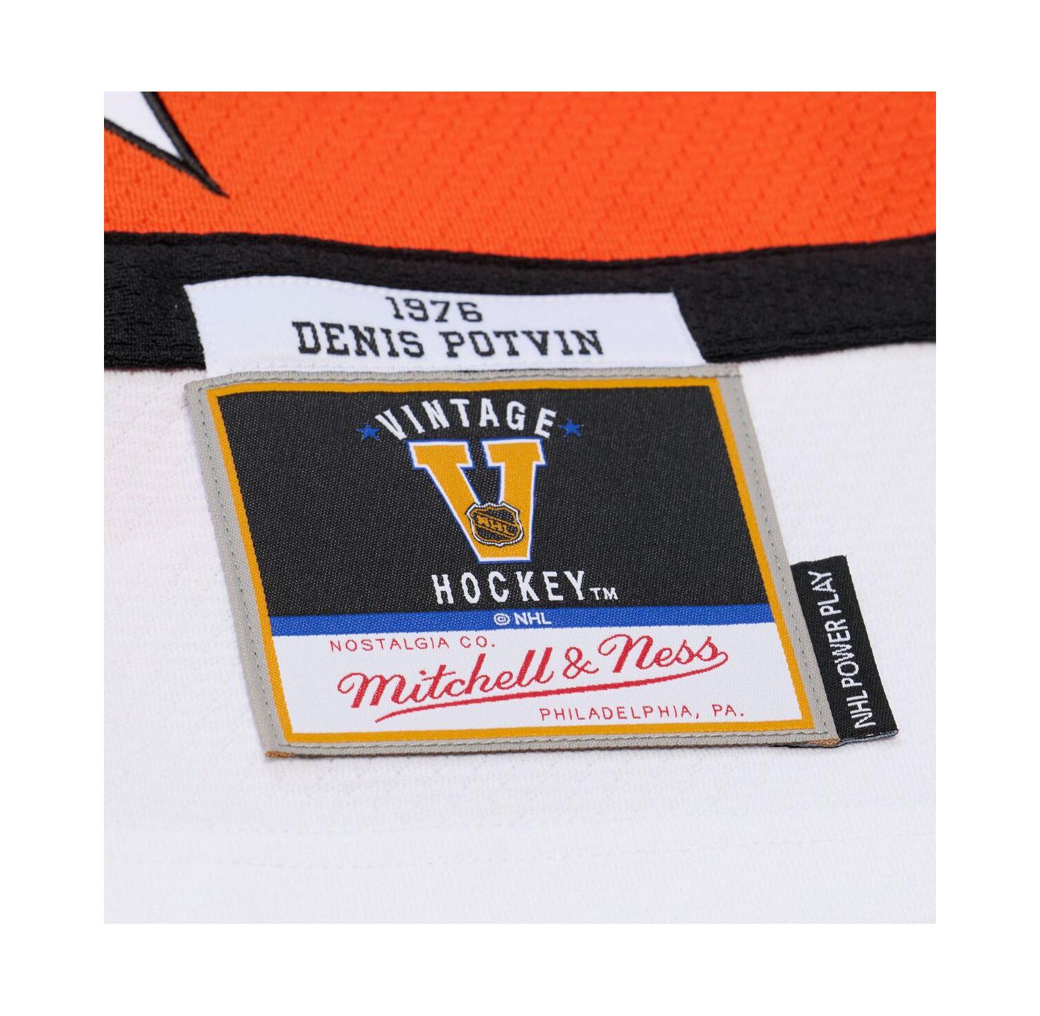 Men's Denis Potvin White 1976 NHL All-Star Game Power Play Jersey