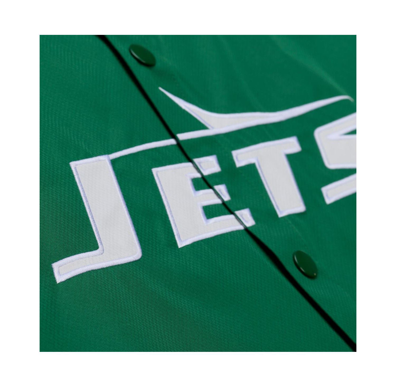Men's Green New York Jets Coaches Full-Snap Hooded Windbreaker Jacket