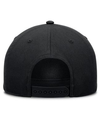 Men's Black Miami Hurricanes Undertone Rope Adjustable Hat