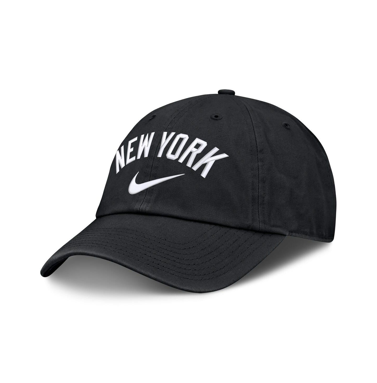 Мужская кепка Nike Black New York Yankees Primetime Club Adjustable Hat — фото 1