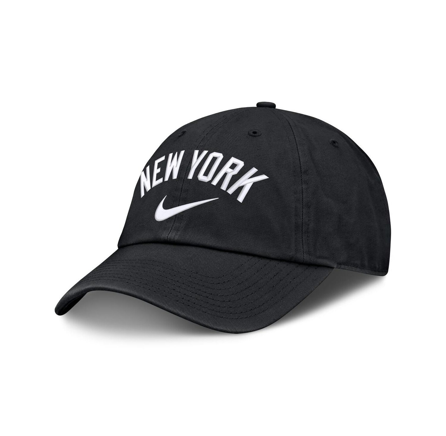 Men's Black New York Yankees Primetime Club Adjustable Hat