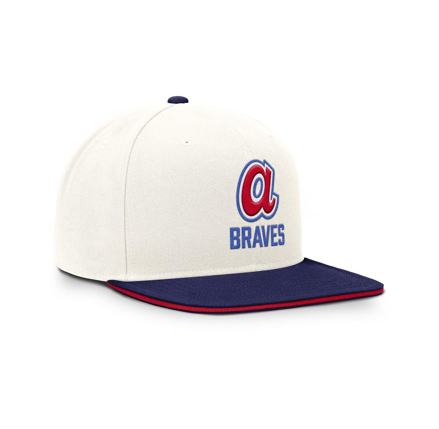 Men's Cream/Royal Atlanta Braves Cooperstown Pro Dri-FIT Snapback Hat