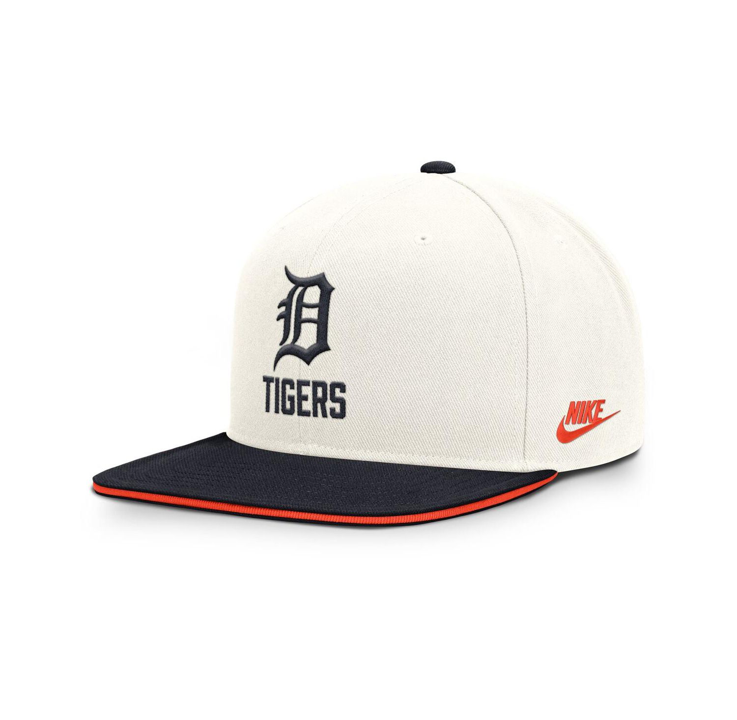 Men's Cream/Navy Detroit Tigers Cooperstown Pro Dri-FIT Snapback Hat