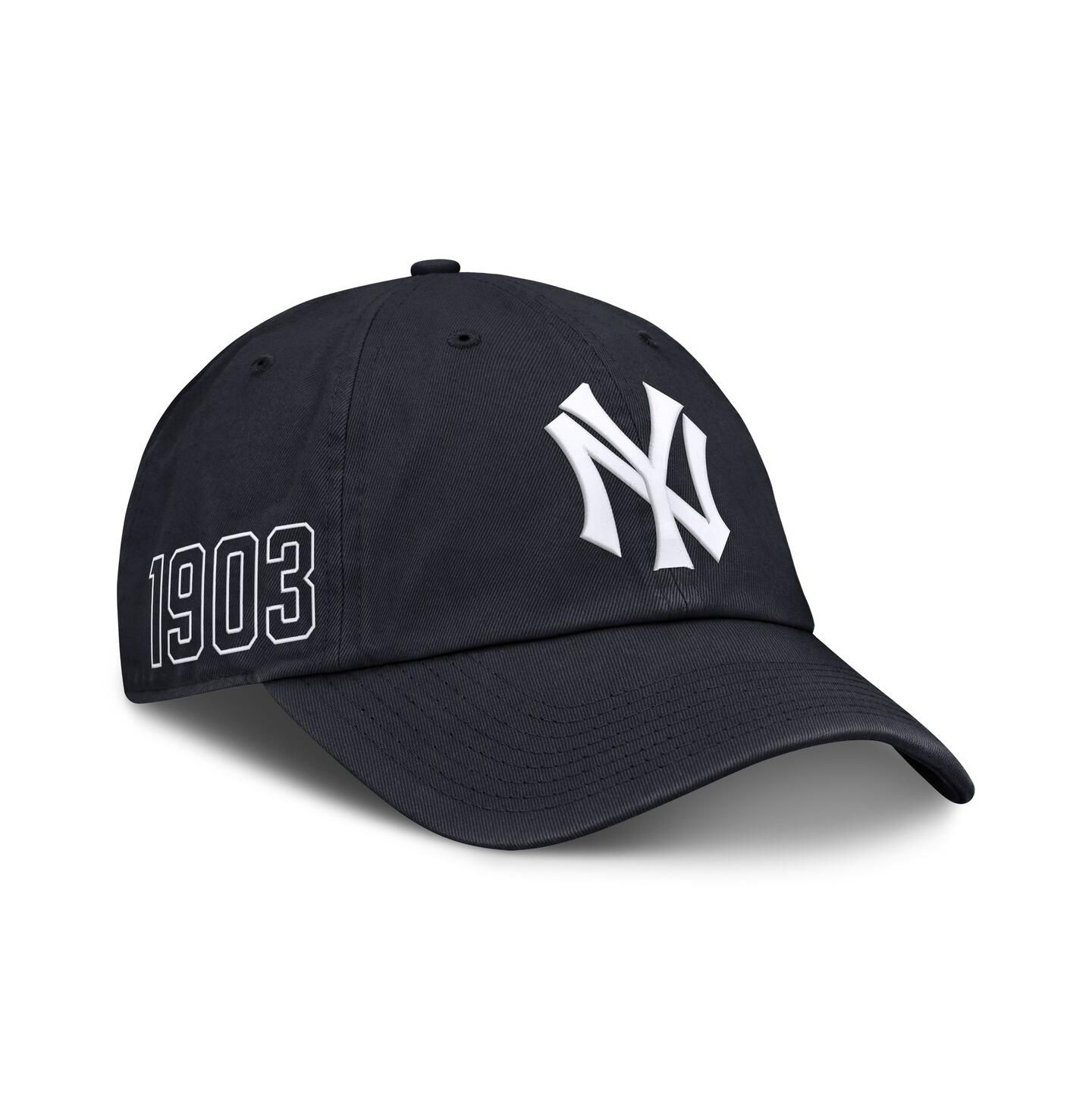 Мужская кепка Nike Navy New York Yankees Cooperstown Club Adjustable Hat — фото 1