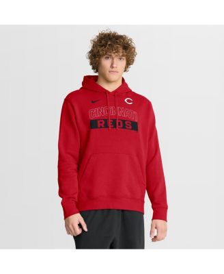 Men's Red Cincinnati Reds Primetime Club Hoodie