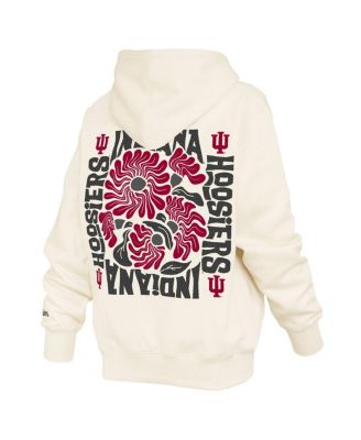 Women's Cream Indiana Hoosiers Elena Janise Hoodie