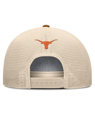 Men's Brown Texas Longhorns Trucker Adjustable Hat