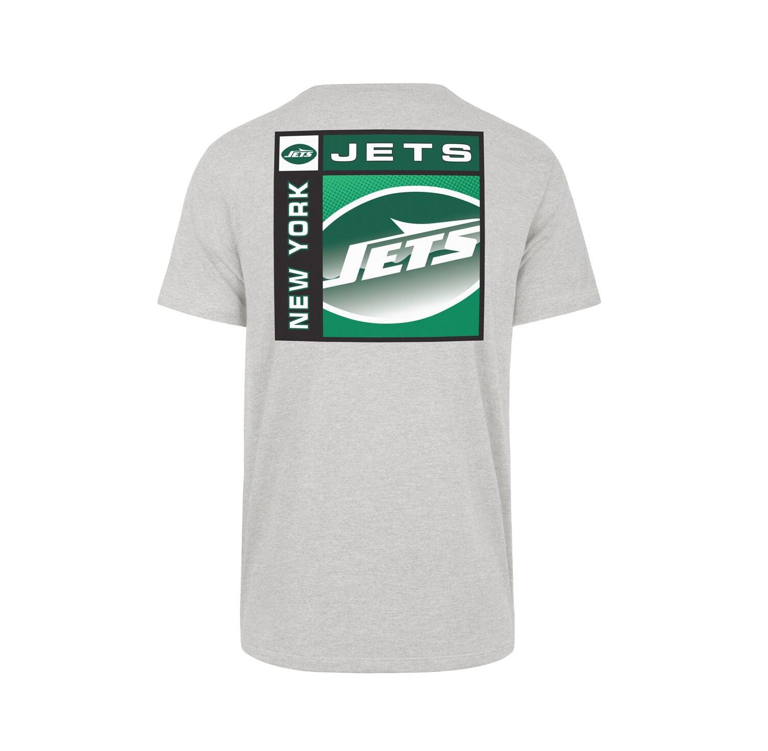 Men's Gray New York Jets Chrome Plate Franklin T-Shirt