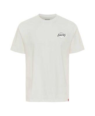 Men's and Women's Cream Los Angeles Lakers Athletic Club Collection Duke Relaxed fit Premium T-Shirt