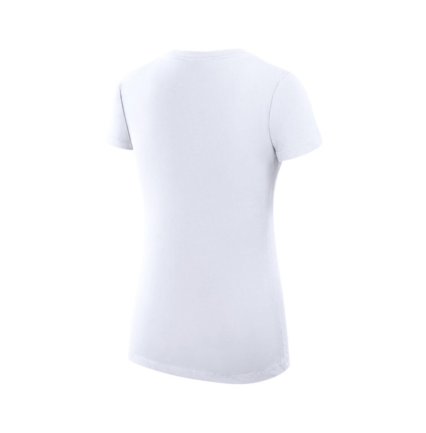 Женская футболка G-III 4Her by Carl Banks White Arizona Diamondbacks Super-Slim Fit Lightweight Team Logo Graphic V-Neck — фото 2