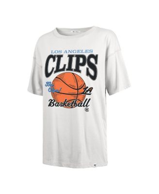 Women's White LA Clippers City Edition Down Court Sadie T-Shirt