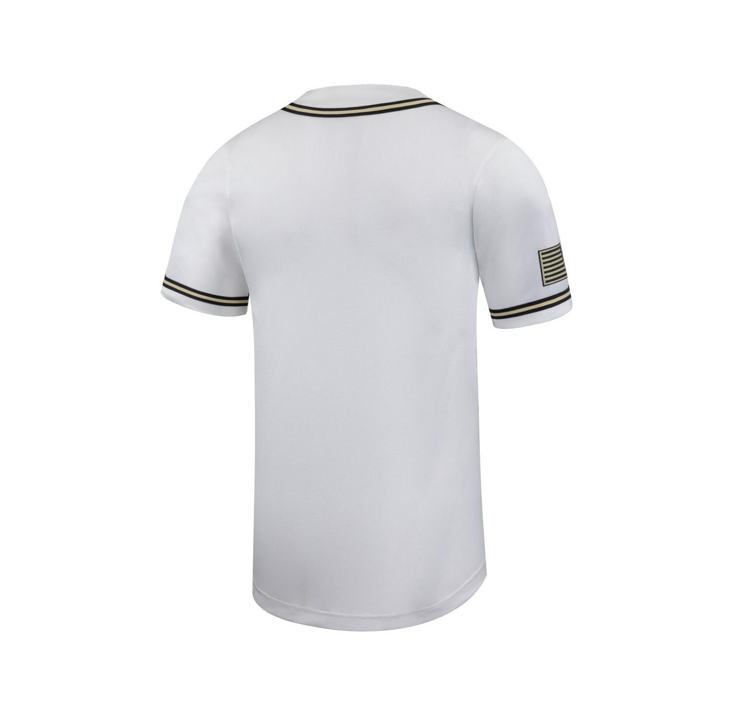Men's White Army Black Knights Replica Baseball Jersey