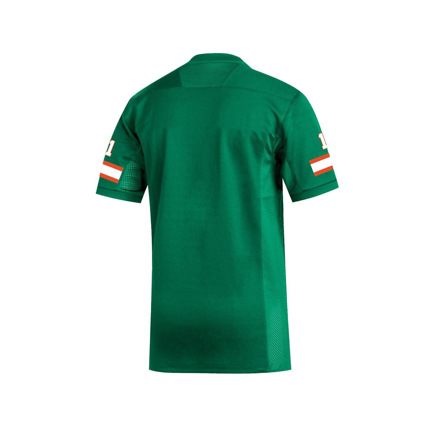Men's 1 Green Miami Hurricanes Replica Football Jersey