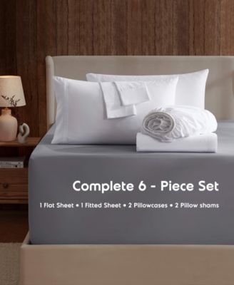 Extra Deep Pocket Microfiber 6-Pc. Sheet Set, King