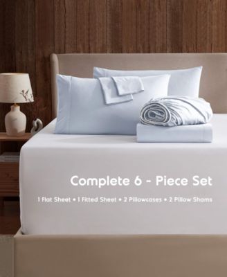 Extra Deep Pocket Microfiber 6-Pc. Sheet Set, King