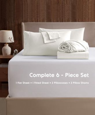 Extra Deep Pocket Microfiber 6-Pc. Sheet Set, King