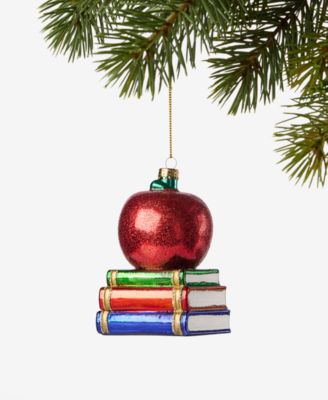 Eclectic Charms Book and Apple Ornament