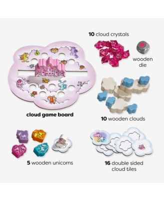 Unicorn Glitterluck Cloud Stacking - Cooperative Kids Board Game - Unicorn Games and Unicorn Gifts- Ages 4+ Made in Germany
