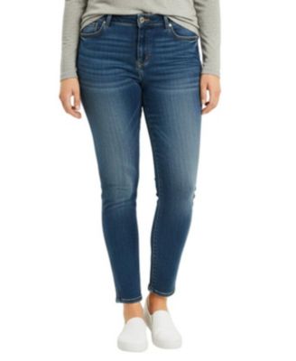 Women's Denim high rise skinny in 28" inseam ankle length