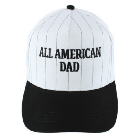 Мужские кепки TRAFALGAR All American Dad Pinstripe, цвет: Чёрный