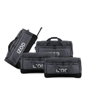 Katy Travel Duffel 4-Piece Set - Lightweight Soft Shell Rolling Bag and Telescopic Handle