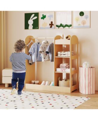 Kids Dress Up Storage with Mirror