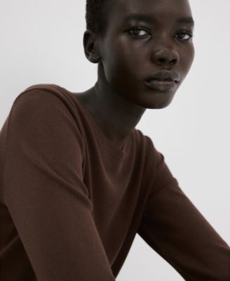 Women's Long-Sleeve Knitted Sweater