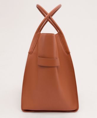 Women's Leather Maxi Shopper Bag