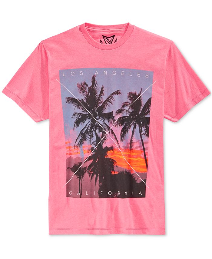 Univibe Men's LA Palm Tree Graphic-Print T-Shirt - Macy's