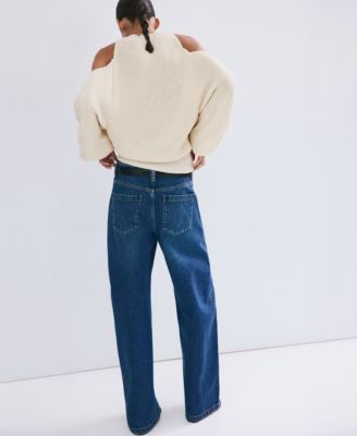 Women's Off-The-Shoulder Knitted Sweater