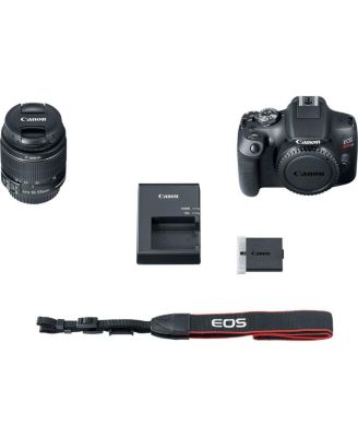 EOS Rebel T7 DSLR Camera with EF-S 18-55mm f/3.5-5.6 IS II Lens - Bundle With 58mm Filter Kit, Camera Case, Memory Card, Pc Software Packge