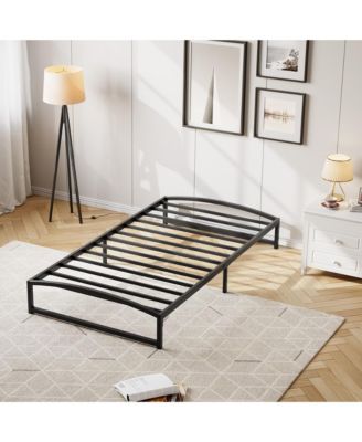 Twin 10in Metal Platform Bed Frame Low Profile Noise Free Non Slip