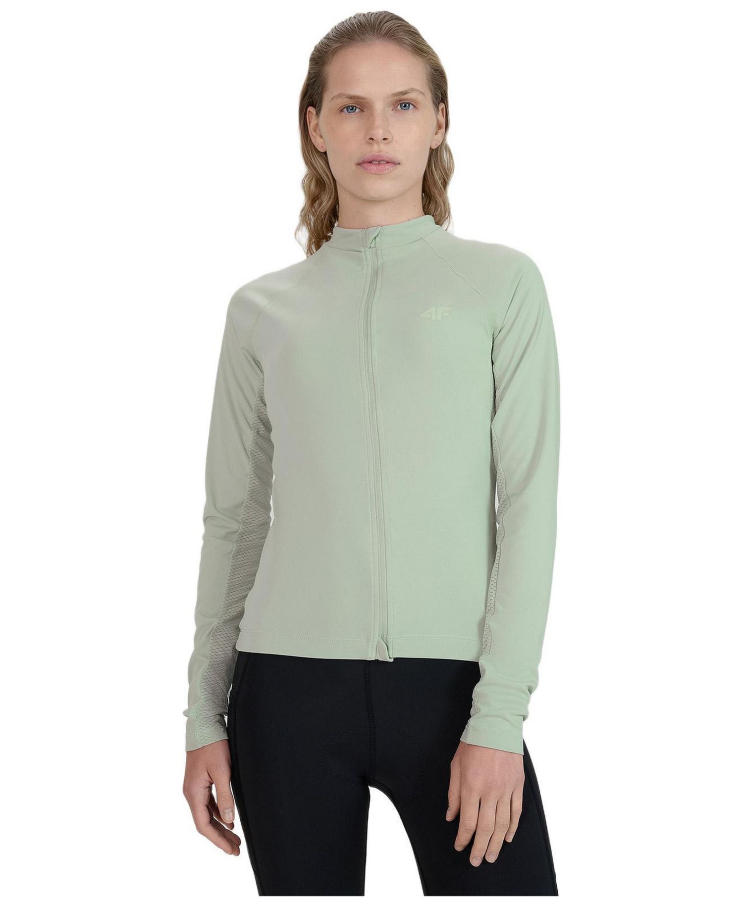 Women's Full-Zip Cycling Jersey with Reflective Details