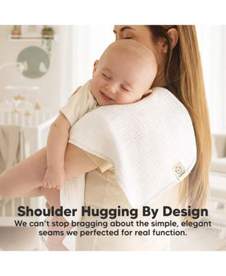 Kids 10-Pack Lyra Muslin Burp Cloths Boy, Girl, Soft Cotton Muslin Burping Cloths for Newborn 21"x10