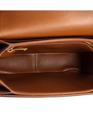 Teen Triomphe Shoulder Bag Canvas with Leather