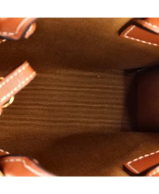 Mini Vertical Cabas Tote Triomphe Coated Canvas