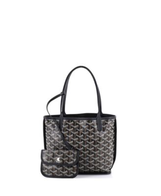 Mini Anjou Reversible Tote Coated Canvas