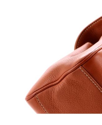 Mini Saigon Top Handle Bag Coated Canvas with Leather