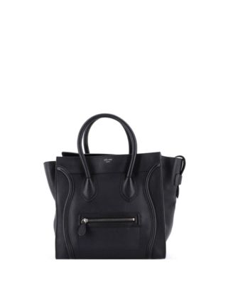 Mini Luggage Bag Grainy Leather