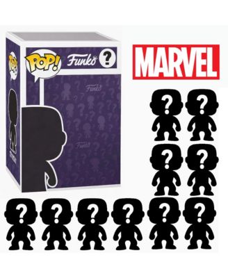 Pack of 10 Surprise Mystery Marvel Pop! Randomly Selected