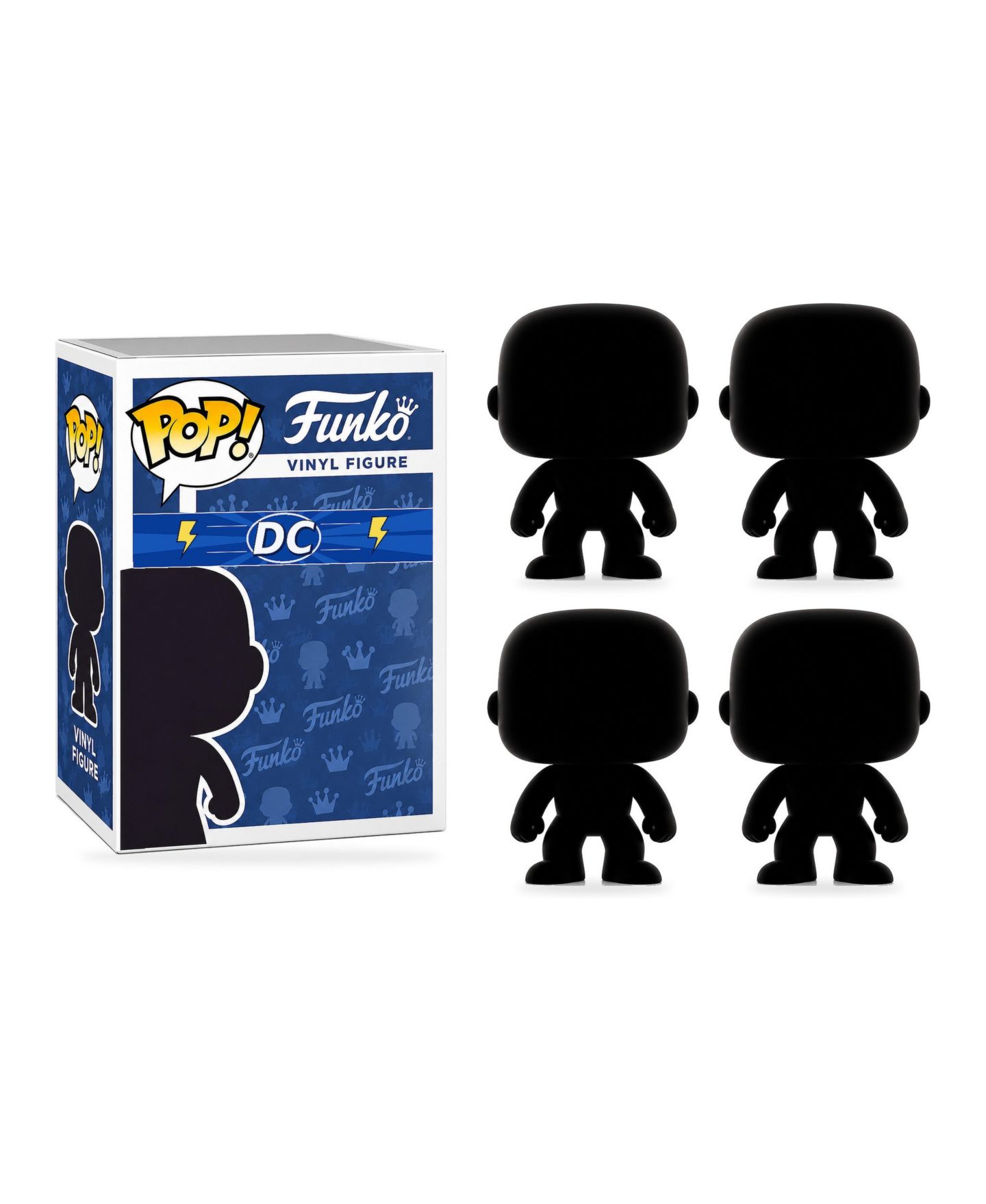 Детские фигурки Funko Pop! DC Comics 4" Blind Box Vinyl Figures, 4-Piece Set, Ages 4+ — фото 1