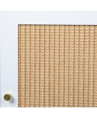 Wooden Pet House Sideboard, Farmhouse Buffet Cabinet with Storage,  White