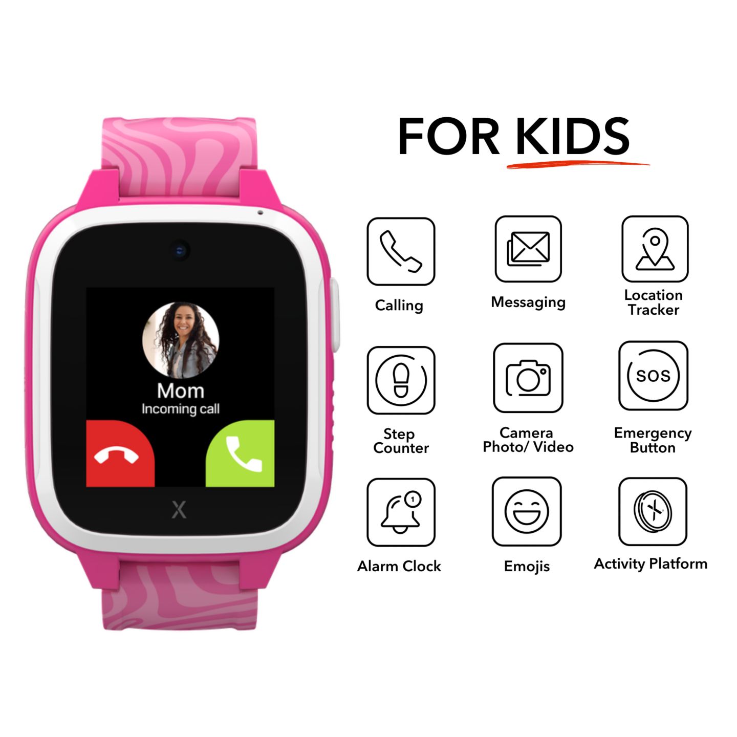 Детские часы Xplora XGO3 Smart Watch, Calls, Messages, Sos, GPS Tracker, Camera - Blue — фото 7